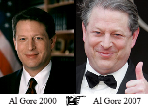 Al Gore 2000 ... Al Gore 2007