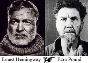 Ernest Hemingway ... Ezra Pound