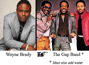 Wayne Brady ... The Gap Band